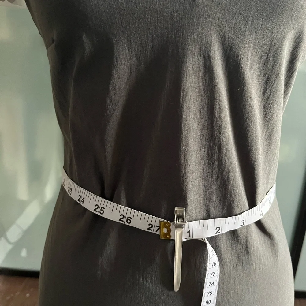 Chic Strapless like Gray and White Dress - Picture 6 of 8
